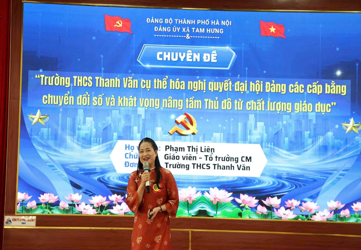 Hội thi báo cáo viên, tuyên truyền viên giỏi xã Tam Hưng năm 2026