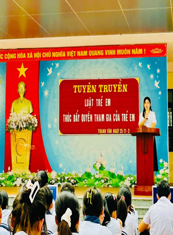 TUYÊN TRUYỀN LUẬT TRẺ EM – CHUNG TAY BẢO VỆ, CHĂM SÓC VÀ GIÁO DỤC THIẾU NHI