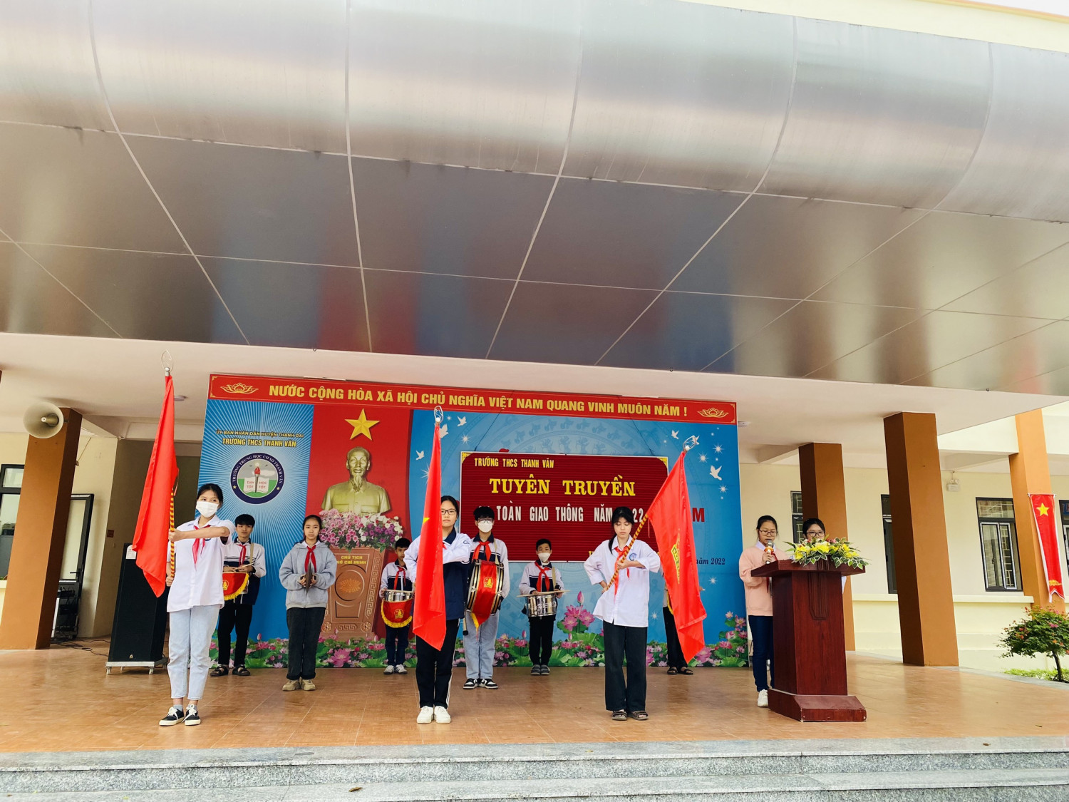 RUNG CHUÔNG VÀNG - HƯỞNG ỨNG NGÀY HỘI ATGT HUYỆN THANH OAI NĂM 2022
